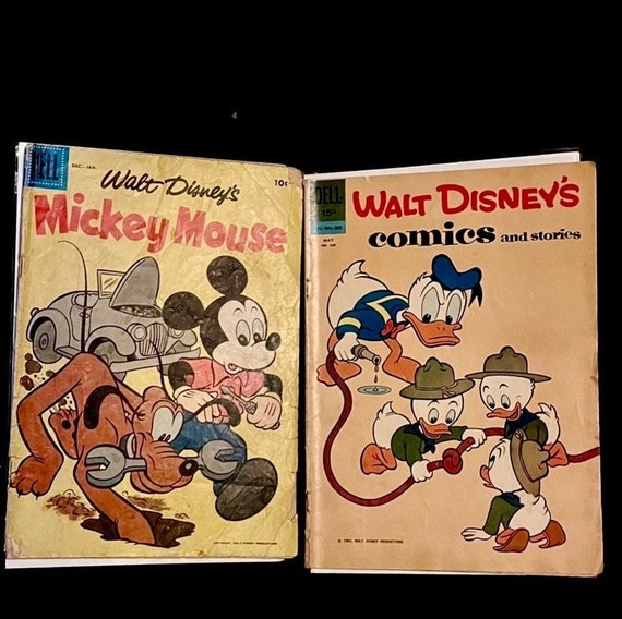 Walt Disney's Mickey Mouse #57 1958 & Walt Disney's Comics and