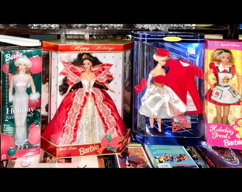 Joyeuses fêtes barbie 1992, Collection de Noël, Poupée de collection, ,  Cadeau fête des mères, Cadeau d'anniversaire, vintage, Superstar, vieux -   France