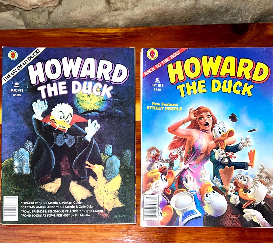 Howard the Duck #5 & #6 Minty (1979) Original Vintage Marvel Magazine ...