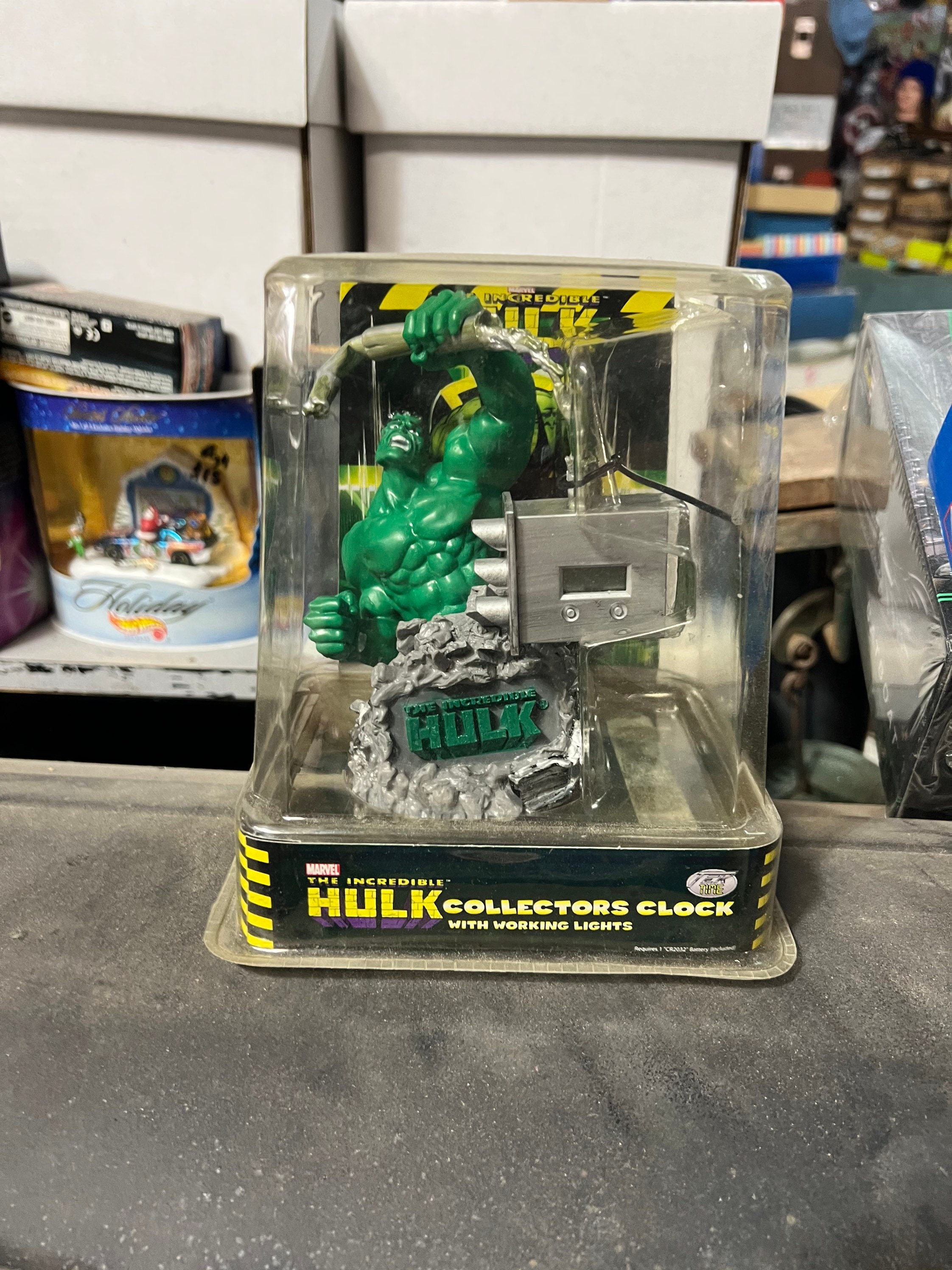 The Incredible HULK Collectors Clock W Working Lights - アメコミ