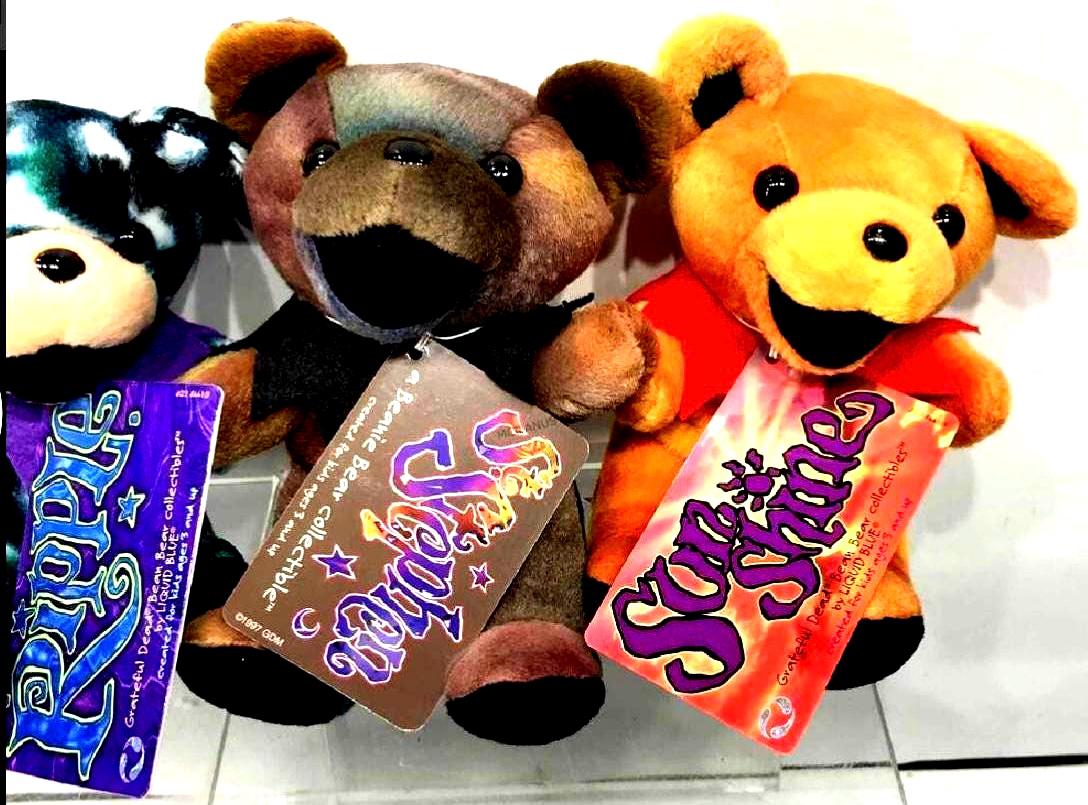 Grateful Dead Beanie Bears Set of 11 Liquid Blue Gen 1 & 2 Ed 1, 2