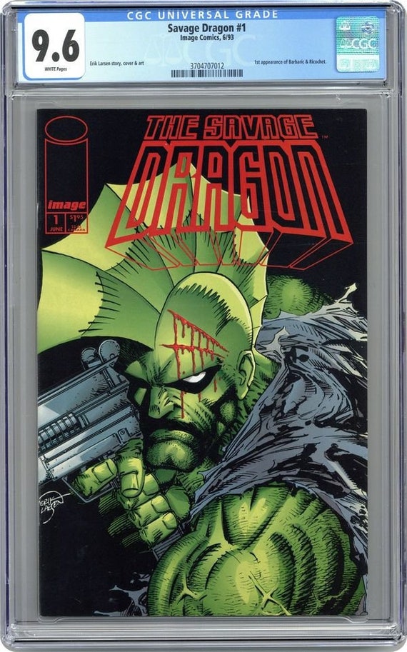 Savage Dragon #1 CGC 9.6 First Edition 1993 High Grade W