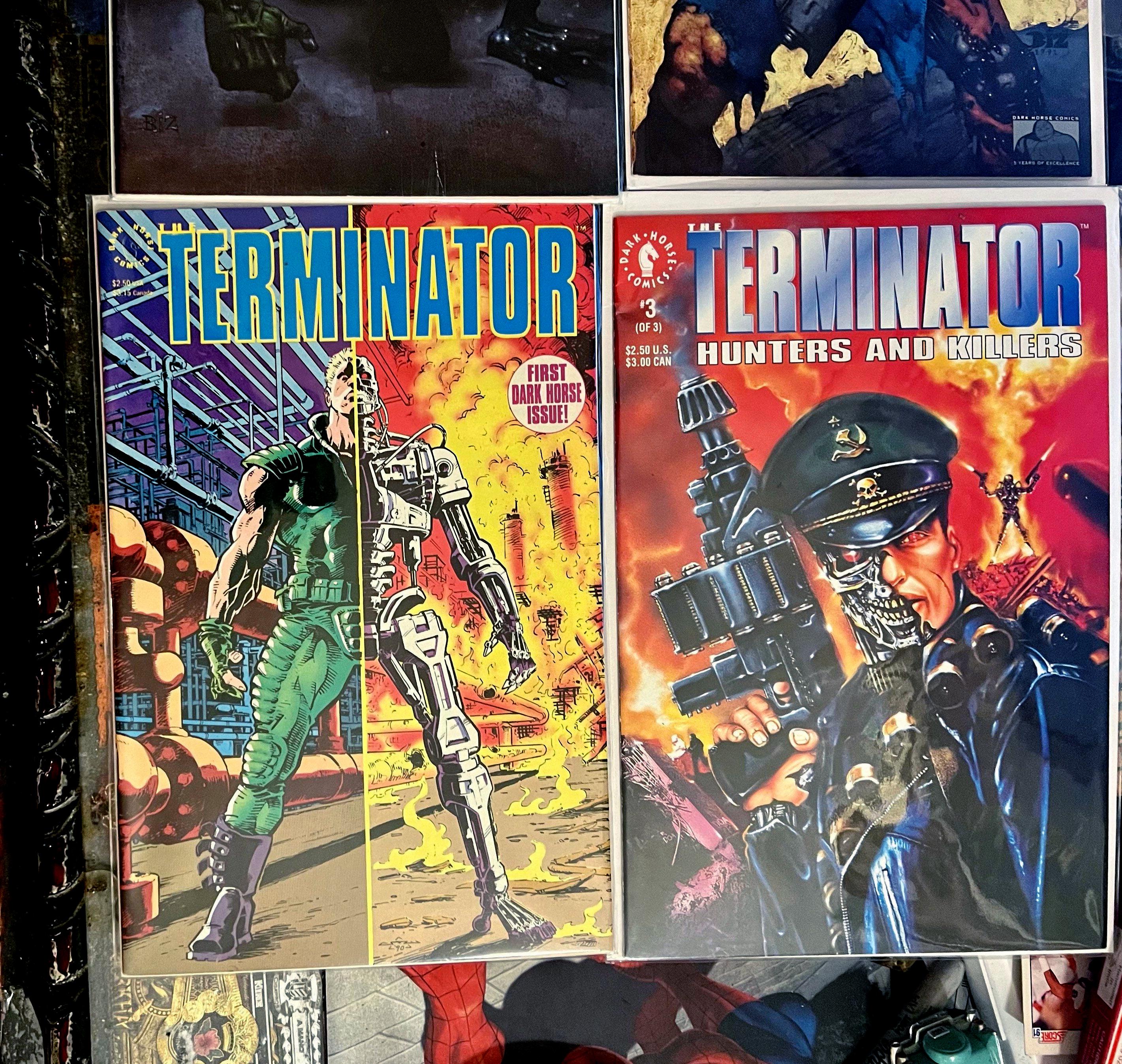 First Terminator #1 Dark Horse 1990, Terminator the Enemy Within #1 ...