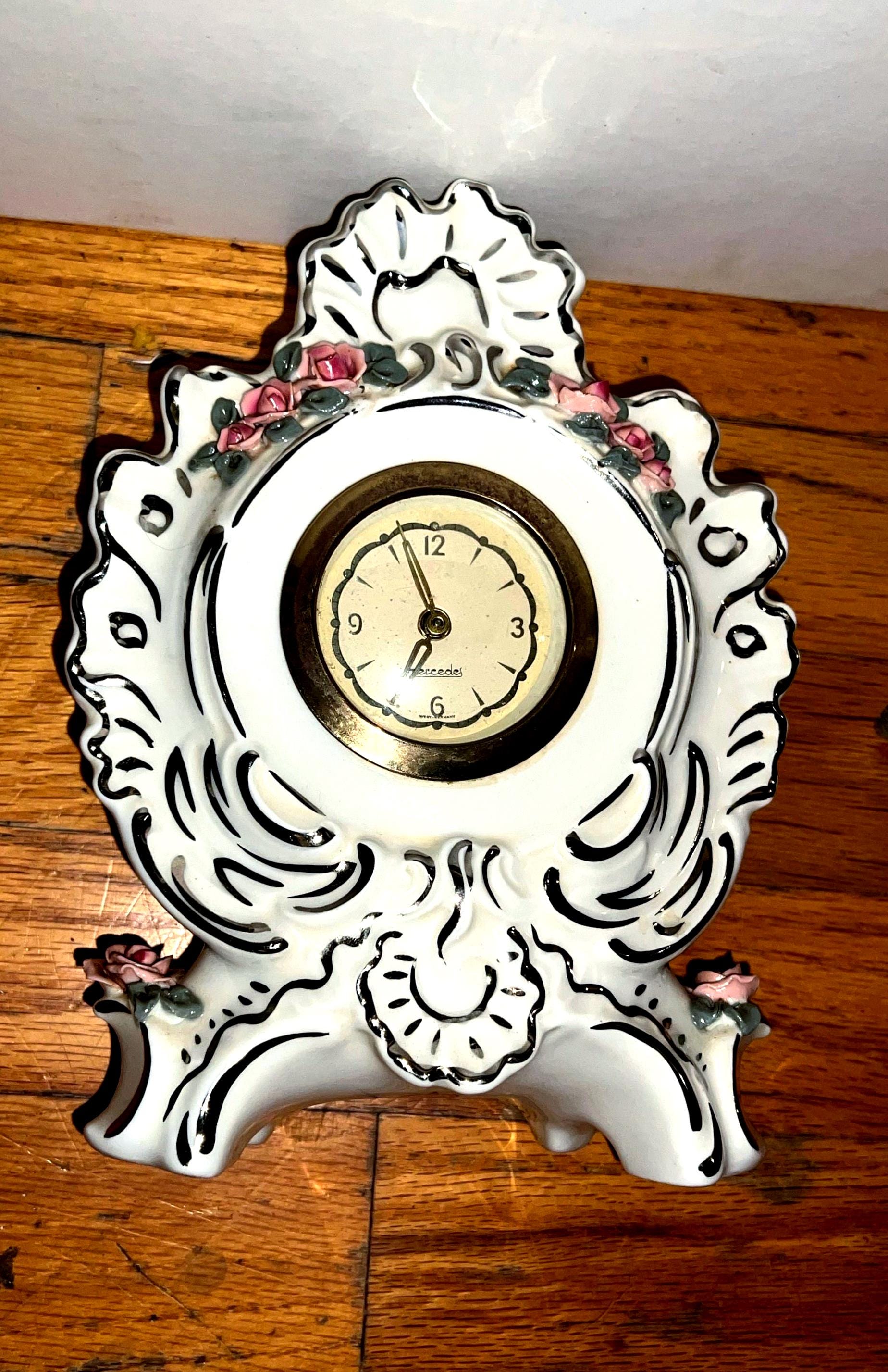 Dresden Porcelain Clock - Etsy
