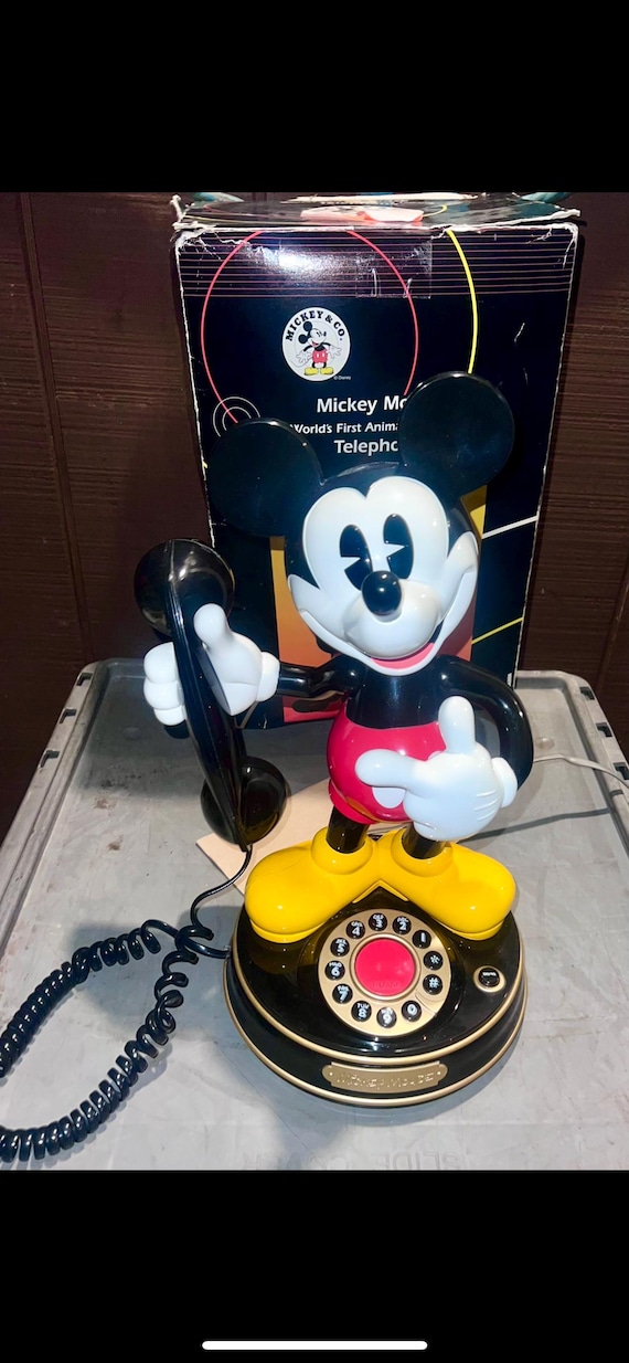 Mickey Mouse　ミッキーマウス電話機 Animated テレマニア ディズニー ミッキーマウス 電話機 – ROBOTROBOT