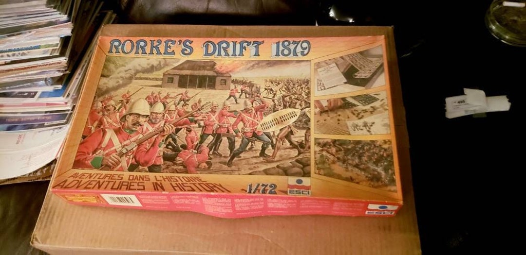 Rorke's Drift 1879 Zulu Wars ESCI Ertl 1/72 Vintage Game Etsy Australia