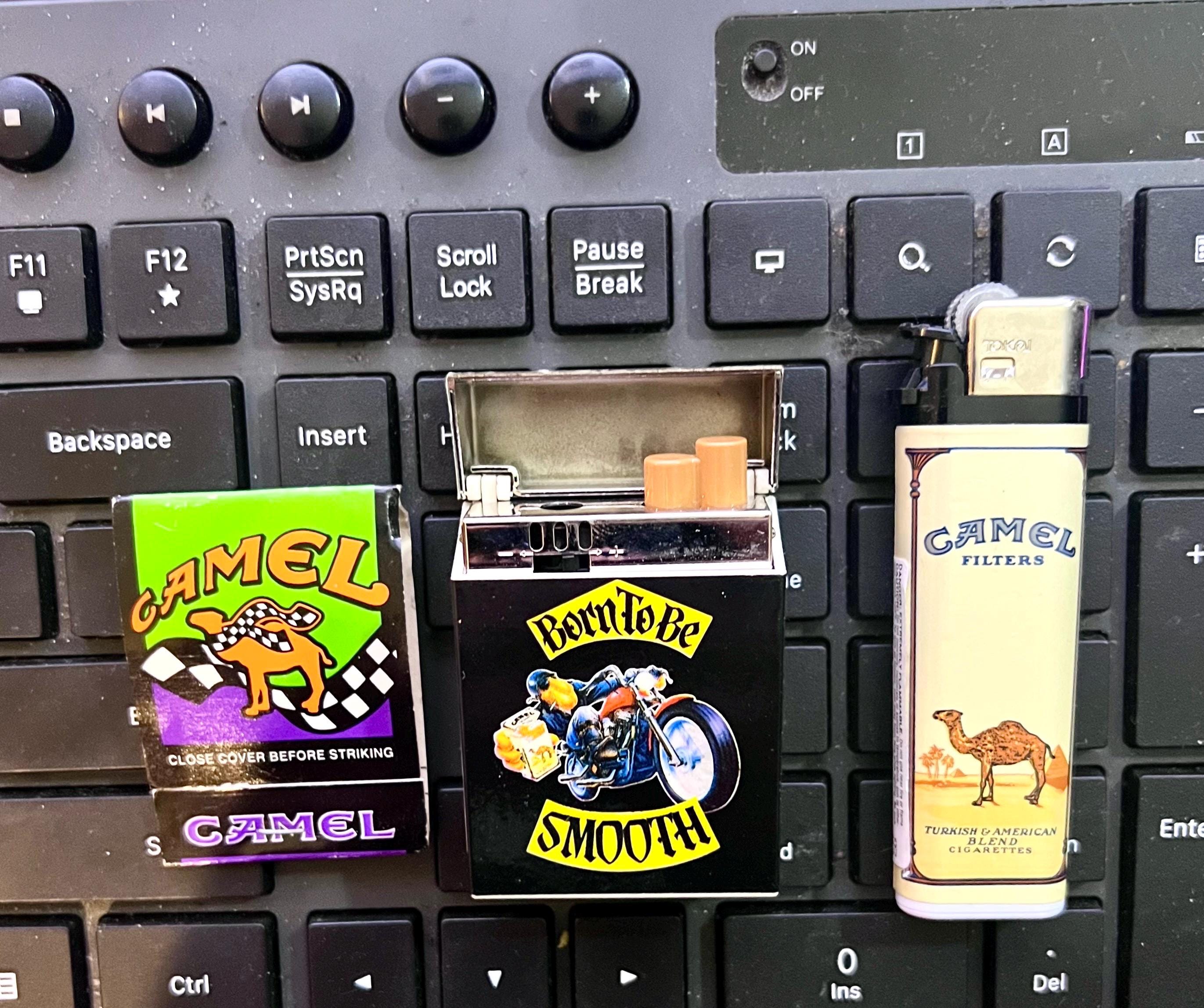 Camel Cigarettes Advertising Lighters & Matches. Vintage 1990s