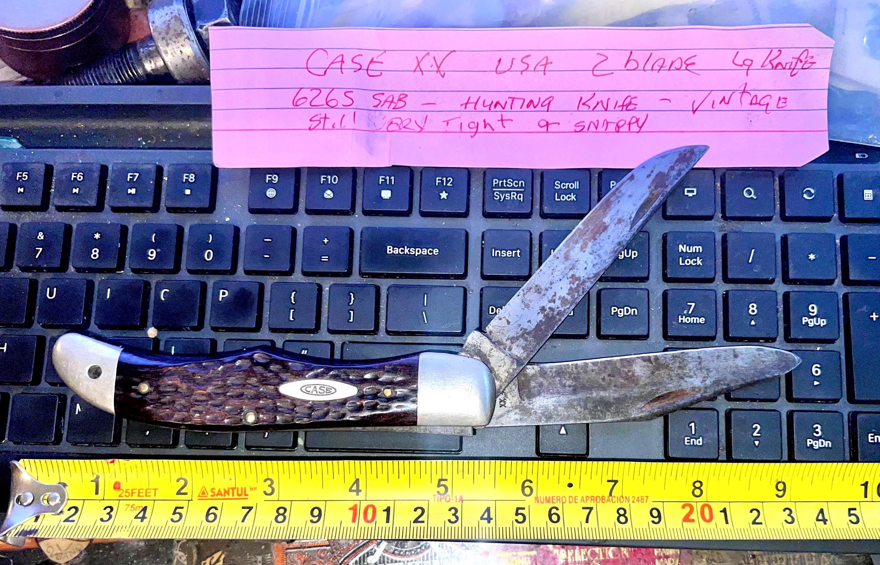 usa様 Case XX Stainless USA 2 Dot (1978) Wood 6265 SAB SS Folding