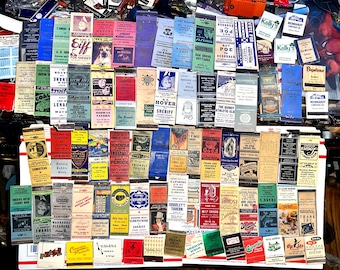 Matchbook Collection Vintage Match Book Advertising, Political Campaigns, Taverns, Restaurants. Abunch of Bangers going back over 80 years!
