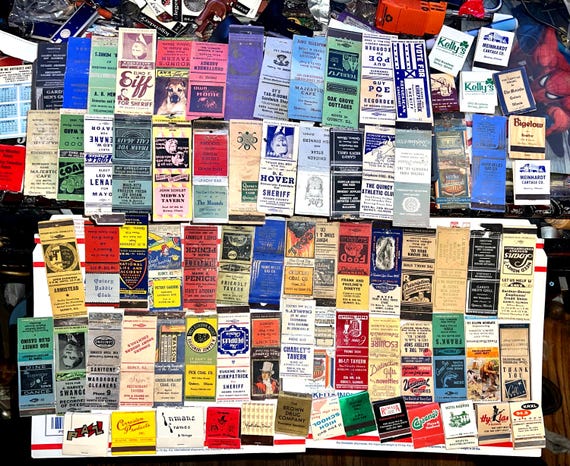Matchbook Collection Vintage Matchbooks Advertising, Political