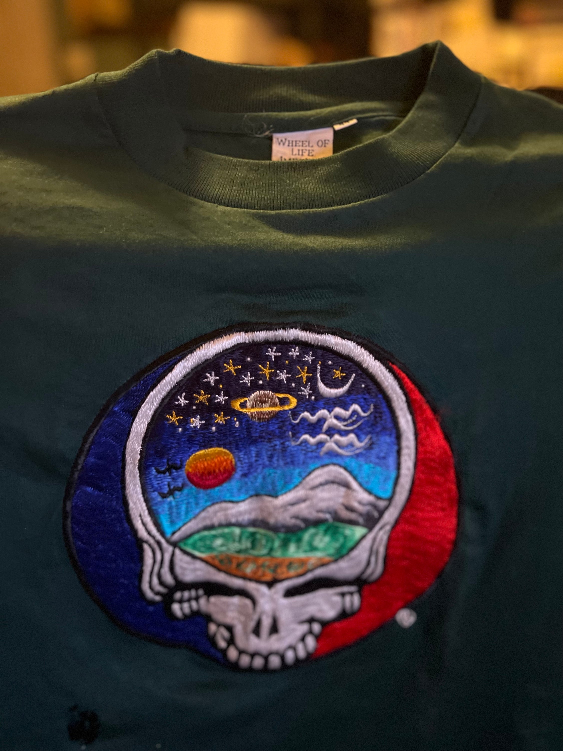 Grateful Dead Vintage T-shirt Fantastic Tibetan Embroidery