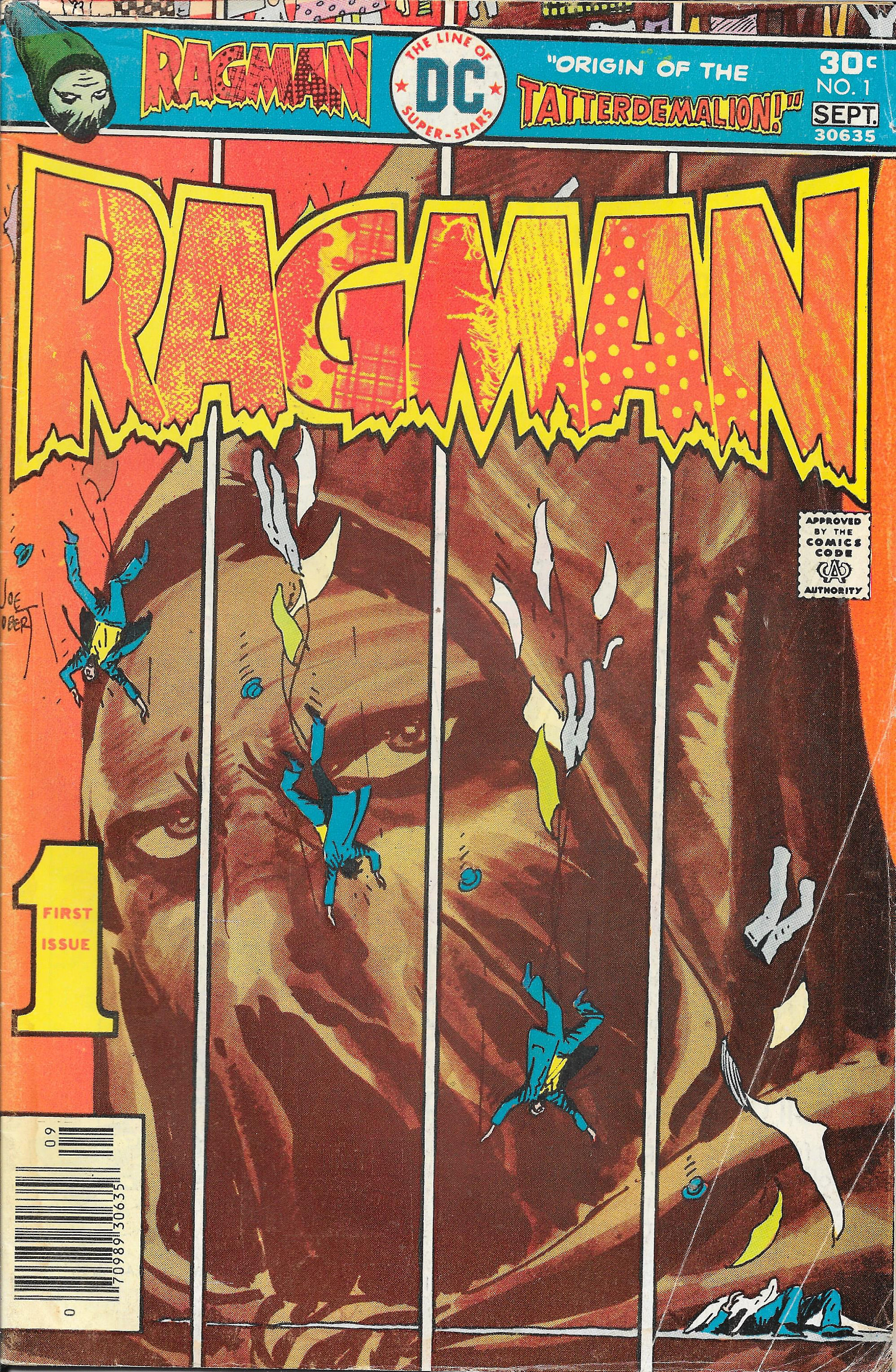 Ragman 1 DC Comics First Edition 1976 0.30 September 1976 - Etsy Israel