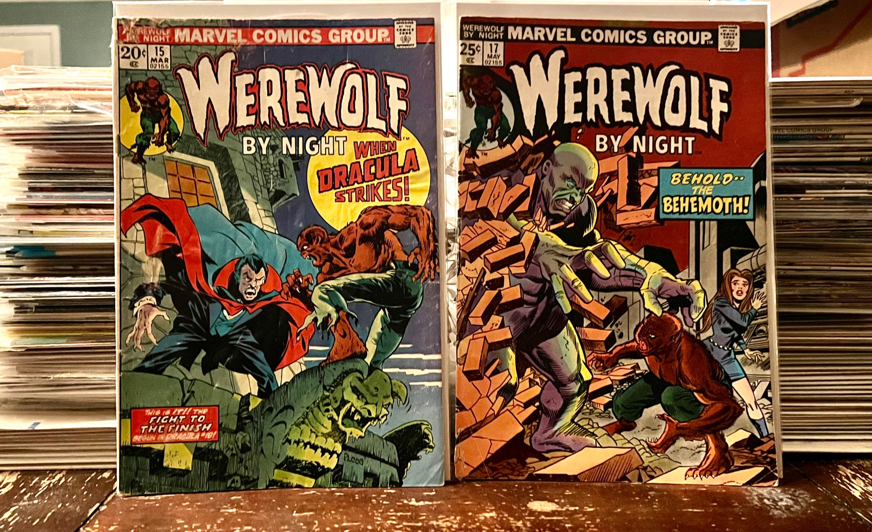 Pyramid America Marvel Poster - Werewolf by Night - Werewolf Comic Cover -  11 x 17 Framed Poster Wall Art Ideal for Marvel Room Decor, Home Decor