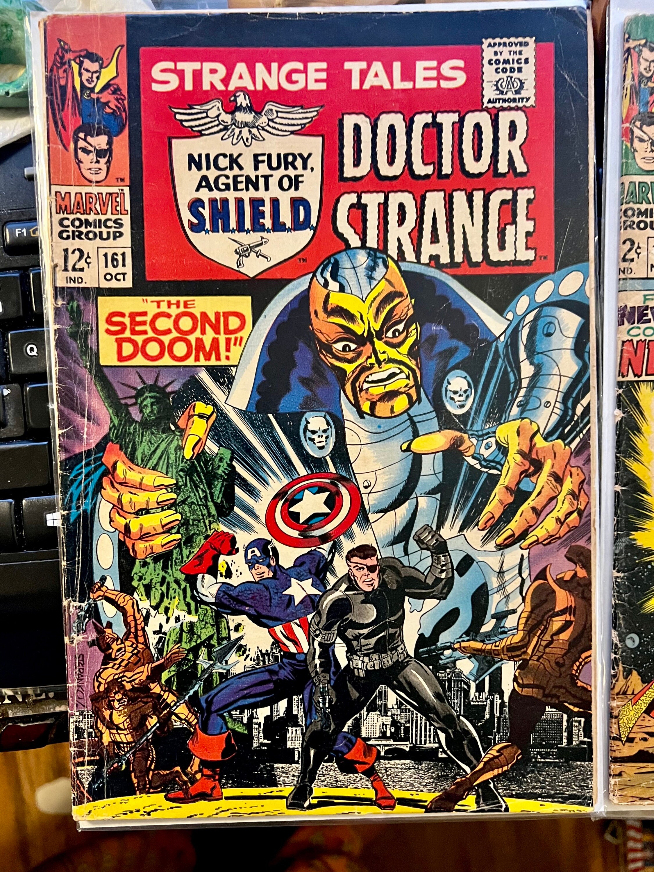 Doctor Strange and Nick Fury Agent of SHIELD in Strange Tales #161