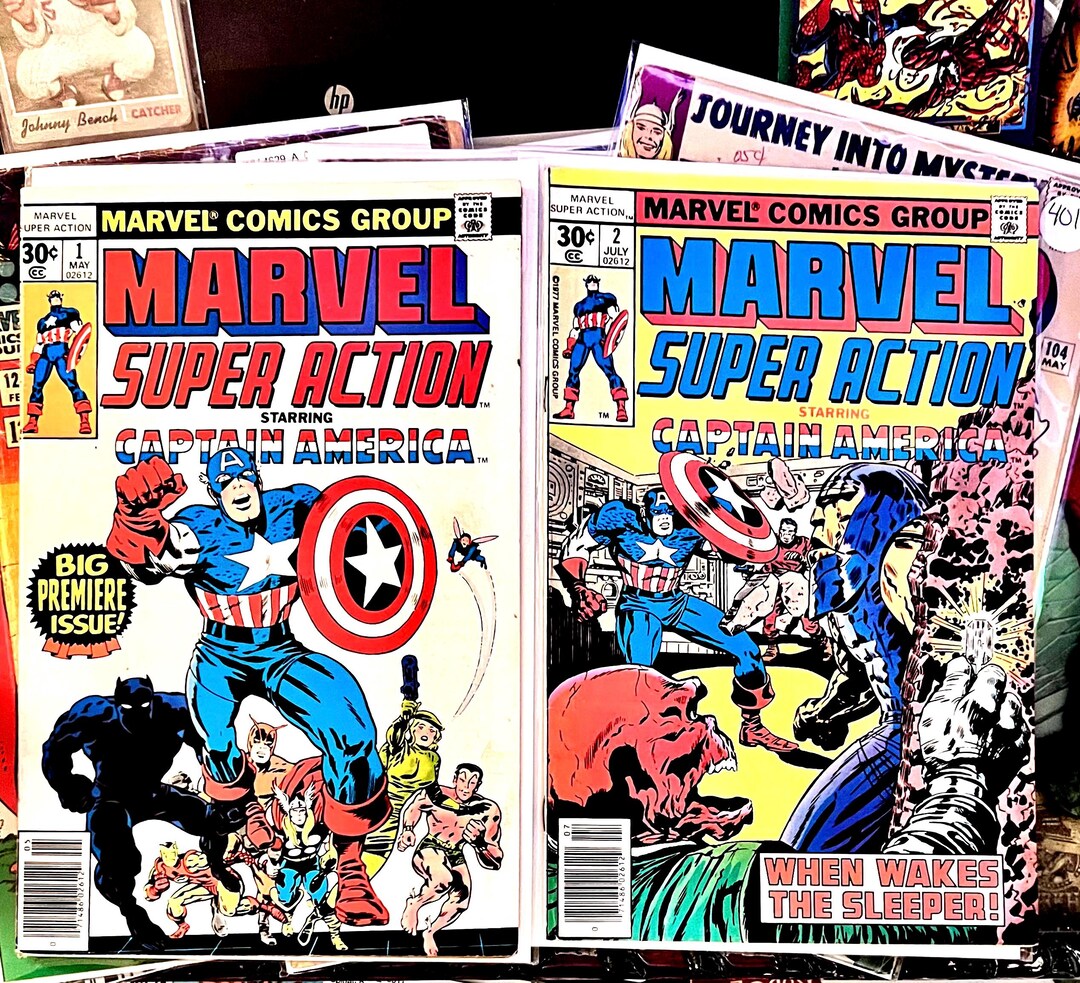 Marvel Super Action #1 & #2 - 1977 Some of Marvel's Best Classic Tales ...
