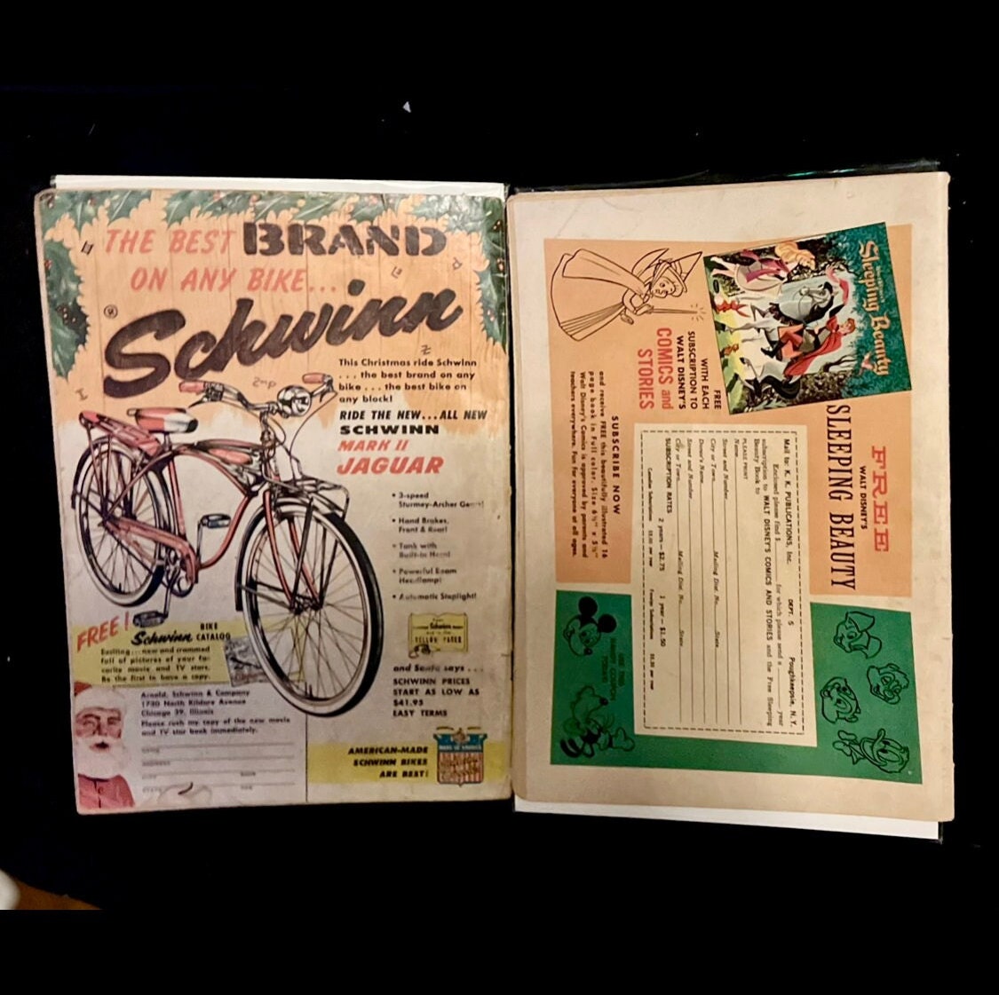 Walt Disney's Mickey Mouse #57 1958 & Walt Disney's Comics and