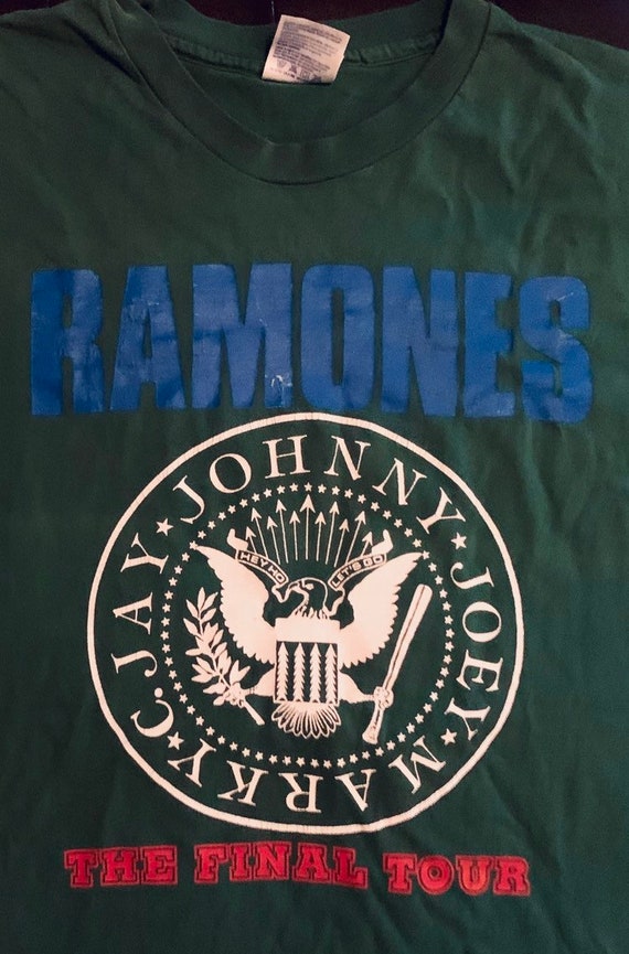 Ramones Shirt Final Tour 2 Sided 1996 Lollapalooz… - image 7