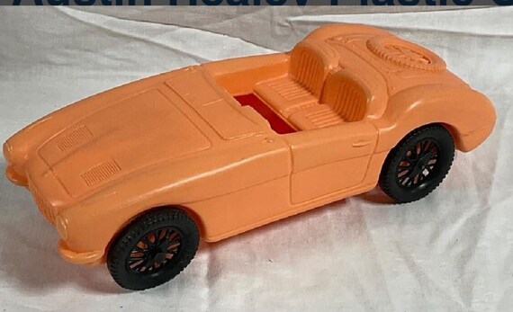 Vintage 1960's AJ RENZI Austin Healey Rare Blow Mold Orange Barbie