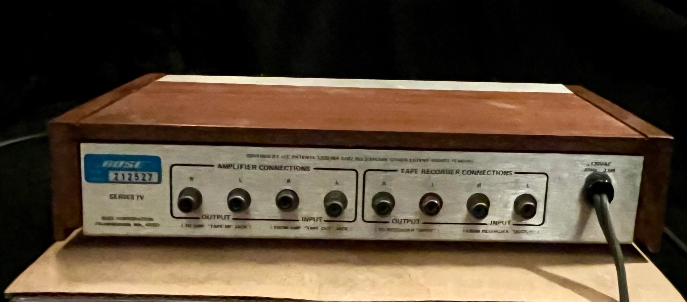 ☆BOSE -  901 SERIES IV ACTIVE EQUALIZER Klasyczny Bose 901 Series IV Active Equalizer, para