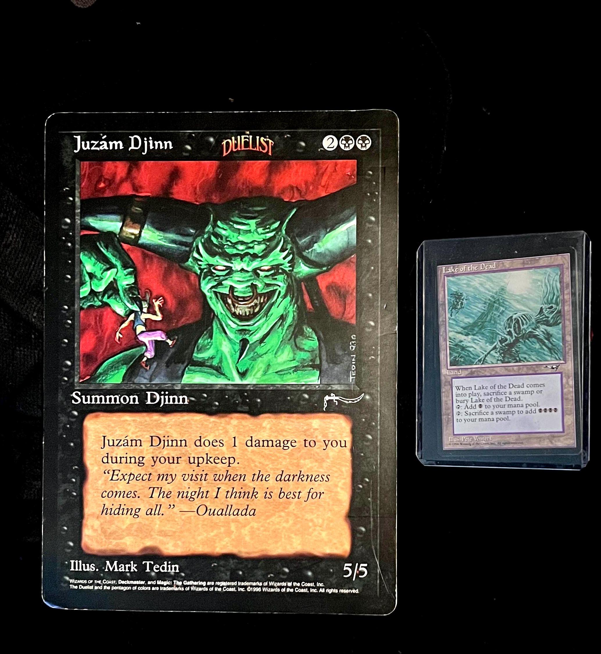 MTG 補充　日　A26 MTG Juzam Djinn Wizards of the Coast MTG - Oversize Cards (6