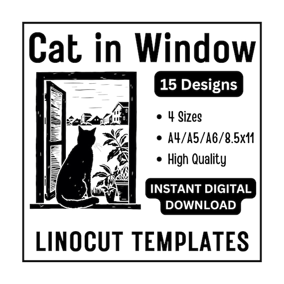 Linocut Templates Free