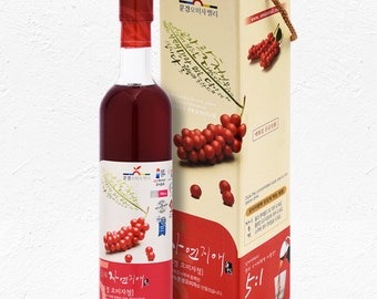 Korean Premium Schisandra Berry Omija Cheong Extracts 16.9 oz 500ml | Natural Syrup Juice | Halal / ISO22000 / HACCP Certification