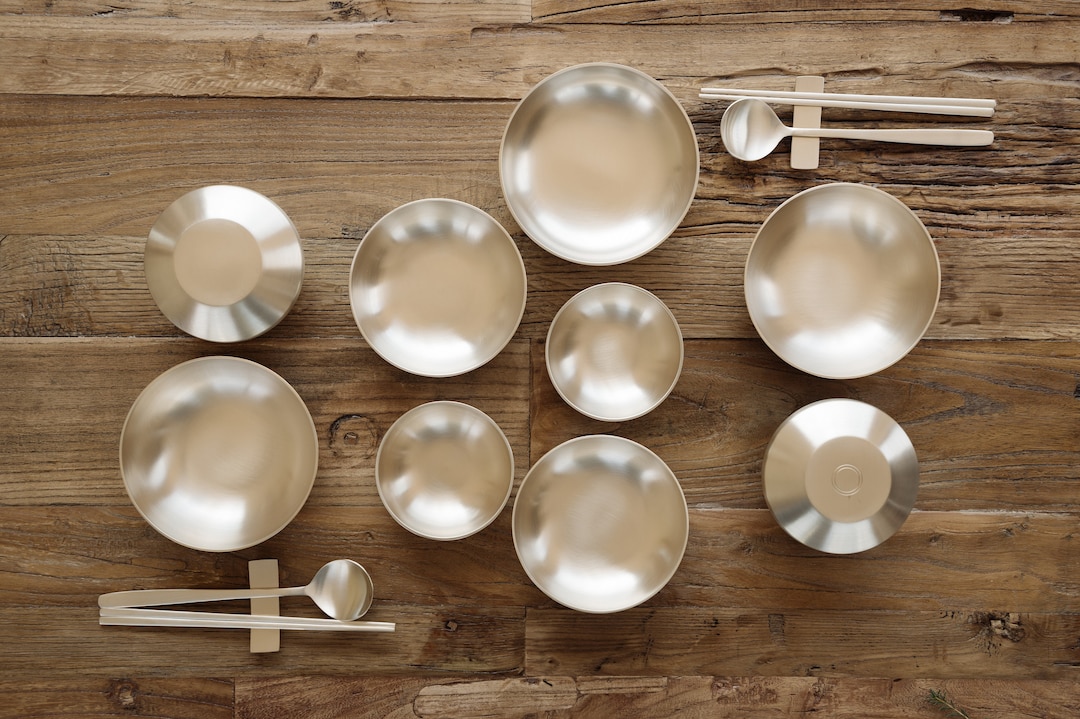 Korean Premium Traditional Handmade Tableware Bronzeware BANGJJA YUGI