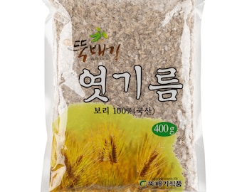 100% Korean Malted Barley Flour Powder 400 g / 0.88 Lb 엿기름 - Origin Korea