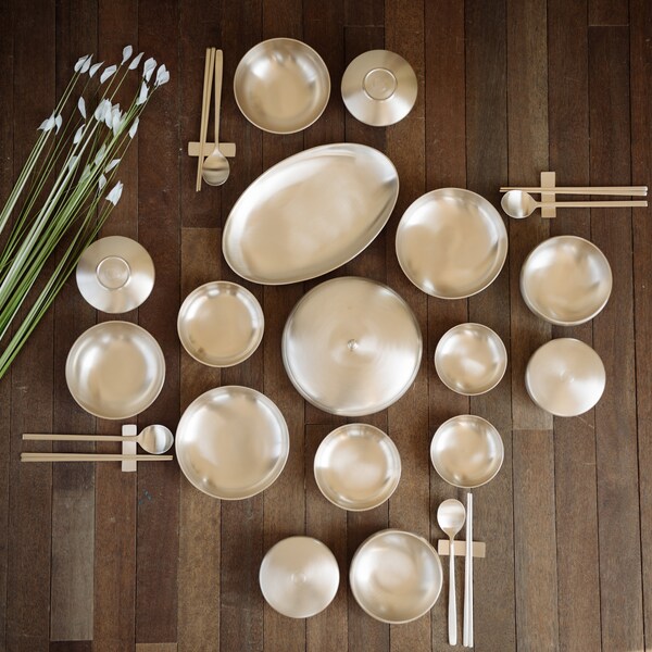 Korean Dinnerware Set Etsy