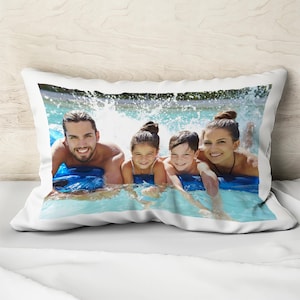 Custom Photo Collage Pillowcase | Personalize Your Pillow | 20&quot;x30&quot; Size | Unique Gift Idea for Wedding, Family, Pets, Couples, Friends