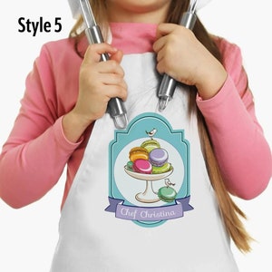 Custom Kids Apron with Name | Personalized Baking Apron for Little Chefs | Gift for Aspiring Cooks Girls & Boys Personalized Apron