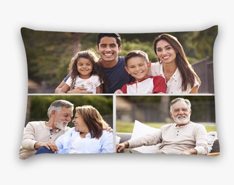 Photo Collage Upload Pillowcase | 20 x 30" -  Create you own pillowcase.  Maybe designs to choose from | Made in USA