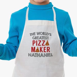 Custom Kids Apron with Name | Personalized Baking Apron for Little Chefs | Gift for Aspiring Cooks Girls & Boys Personalized Apron