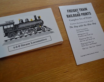 Freight Train and Railroad Prints