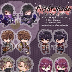 Nightshade Keychains