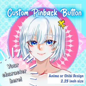 Custom Pinback Button Design Commission