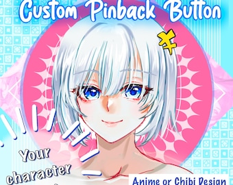 Custom Pinback Button Design Commission