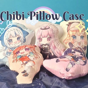 HoloEN Chibi Pillows *CASE ONLY* (Myth, Promise, Advent, Justice)