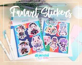 DISCOUNT!! Nijisanji EN Sticker Sheets