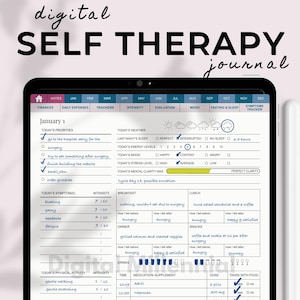 Journal d'autothérapie numérique pour surveiller votre mode de vie et votre santé au quotidien, comprendre vos émotions, vos réactions, vos déclencheurs et plus encore
