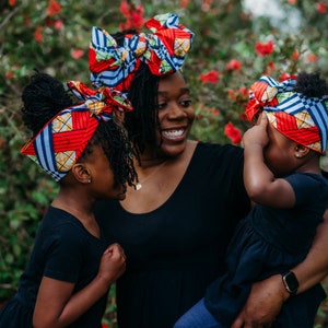 Mommy and Me Headwrap, Mothers Day, Head Tie, African Headwrap, Ankara Headwrap, Gele, Foulard, Kitenge Headwrap