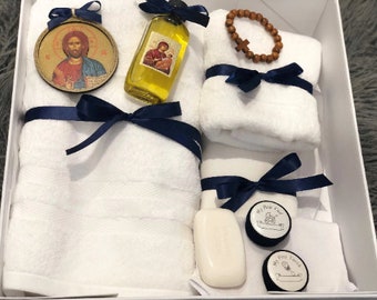 Orthodox Personalised Baptism Package, Orthodox Christening Package, Orthodox Paper Box Personlised