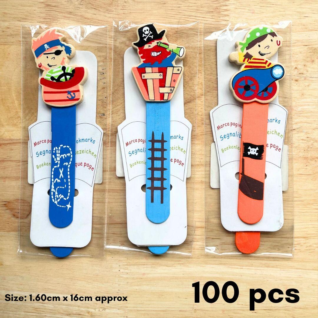 100 X Kids Wooden Assorted Bookmarks, Assorted Reading Bookmark - Etsy
