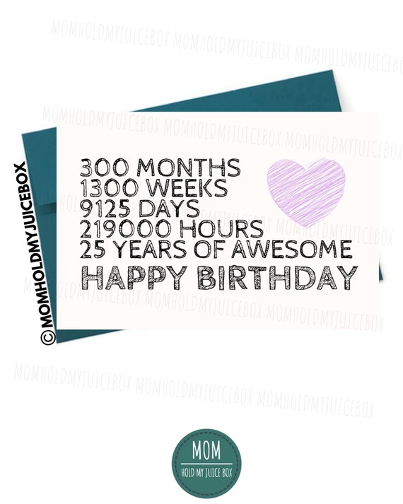 boyfriends 25th birthday