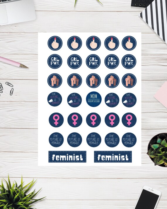 Feminist Stickers, The foreseeable future is girl, Aesthetic Stickers, Neat Stickers, Feminist, Printable, Stickers picture relating to Aesthetic Stickers Printable named Feminist Stickers, The long term is girl, Aesthetic Stickers, Awesome Stickers, Feminist, Printable, Stickers