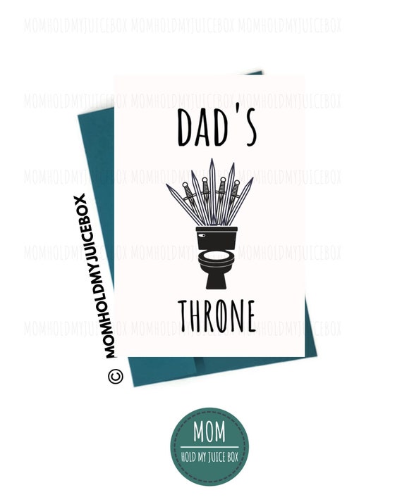 Funny Fathers Day Card Game Of Thrones Fathers Day Gift From Etsy