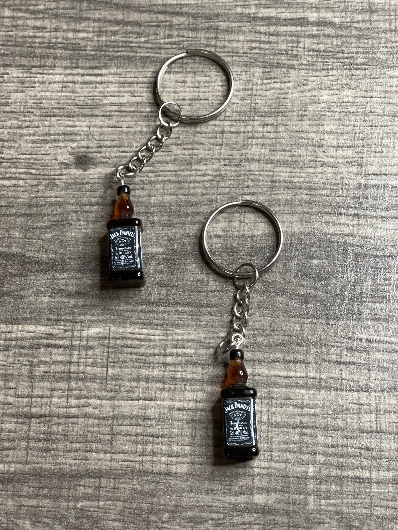 Jack Daniels Keychain Whiskey Bottle keychain Accessories Etsy