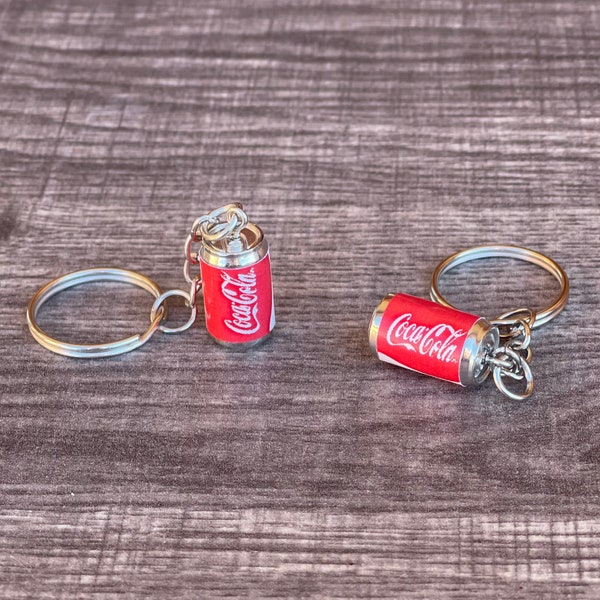 Porte-clés de coca, porte-clés de canette de Coca-Cola, porte-clés de canette de soda