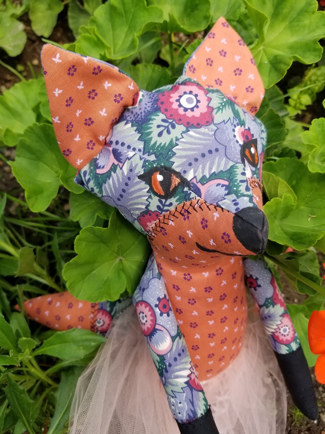 Fox Doll Fox Ballerina Fox Toy Fox Nursery Decor Girl Nursery Decor Fox ...
