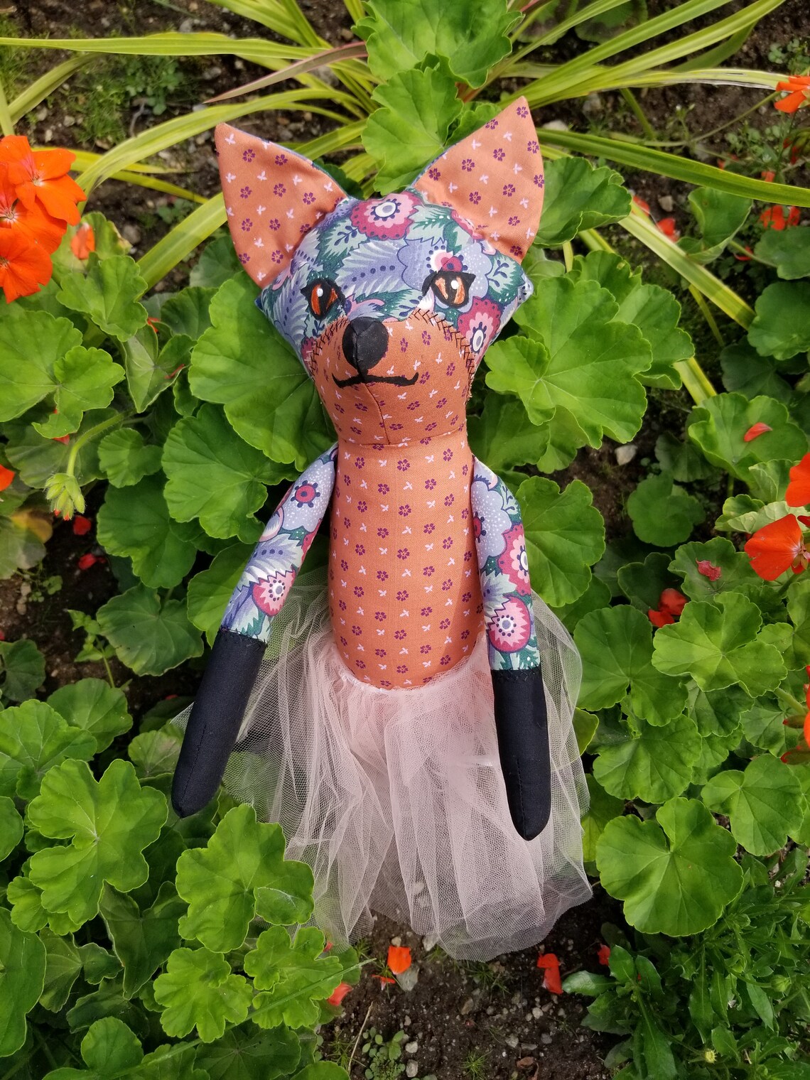 Fox Doll Fox Ballerina Fox Toy Fox Nursery Decor Girl Nursery Decor Fox ...